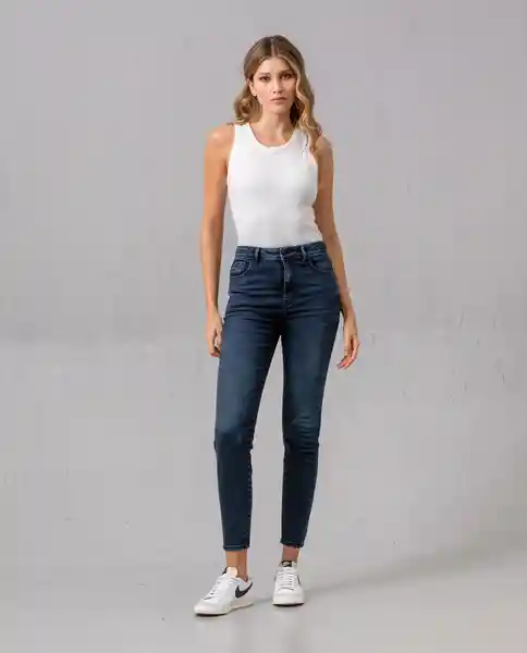 Jean Jegging Mujer Azul Colonial Ultraoscuro T 10 48586 Rifle