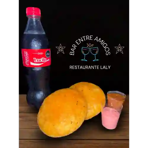 Combo de Arepas Rellenas + Gaseosa