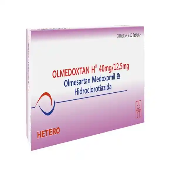 Olmedoxtan H (40 mg/12.5 mg) 30 Tabletas