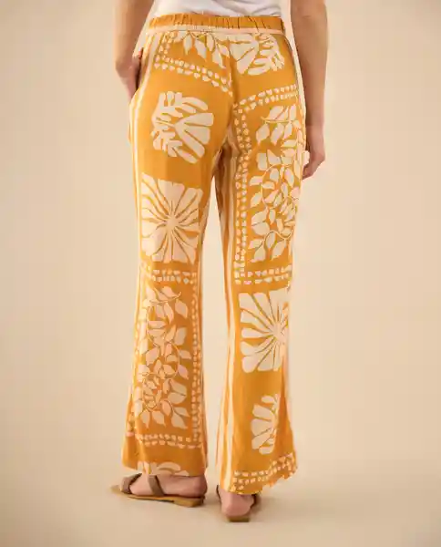 Pantalón Amarillo Narciso Medio Talla 12 631G012 Esprit