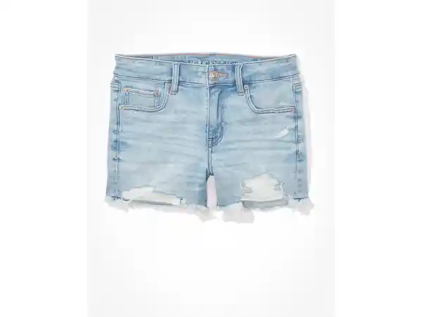 American Eagle Short Ne(X)T Level Denim Midi Ácido Talla 0