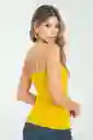 Top Penelope Color Amarillo Mostaza Talla S Ragged
