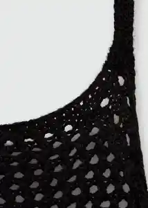 Top Arena Negro Talla 20 Niñas Mango
