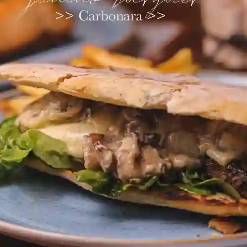 Burger Carbonara