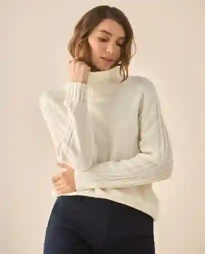 Saco Tejido Crudo Puro Claro Talla L 663G203 Esprit