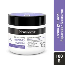 Crema Hidratante Facial Reparador Nocturno Neutrogena Face Care Intensive Colageno 100g