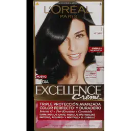 Loreal Paris-Excellence Tintura Creme Color Negro