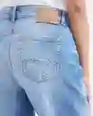 Jean Cosmo Femenino Azul Tono Medio Talla 10 Chevignon