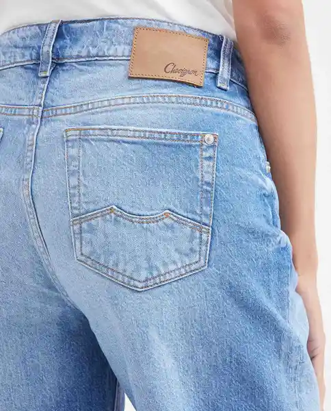 Jean Cosmo Femenino Azul Tono Medio Talla 10 Chevignon
