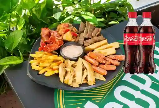 Combo Picada y 2 Coca Cola 400 ml