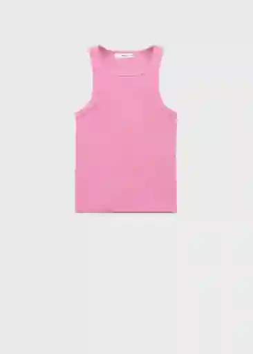 Top Bonico Rosa Pastel Talla M Mujer Mango