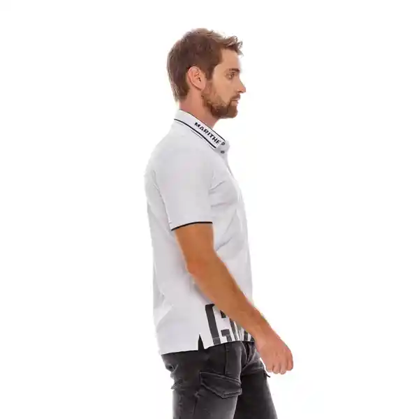 Marithé Francois Girbaud Polo Manga Corta Blanca Talla S