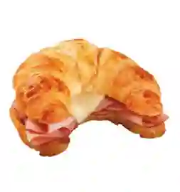 Sandwich Croissant De Jamón Y Queso.