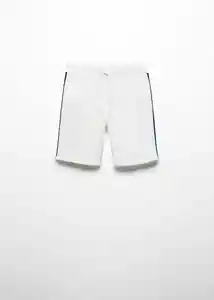 Short Evertb Off White Talla 10 Niños Mango