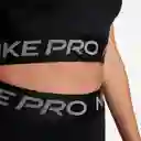 Nike Camiseta W Np Df Crop Tank Shine Mujer Negro M