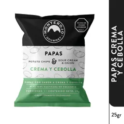 Papas Crema y Cebolla 25gr MonteRojo Gourmet