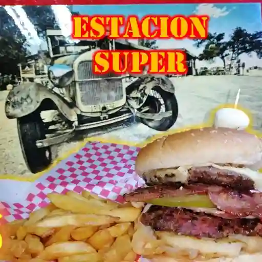 Hamburguesa estacion super