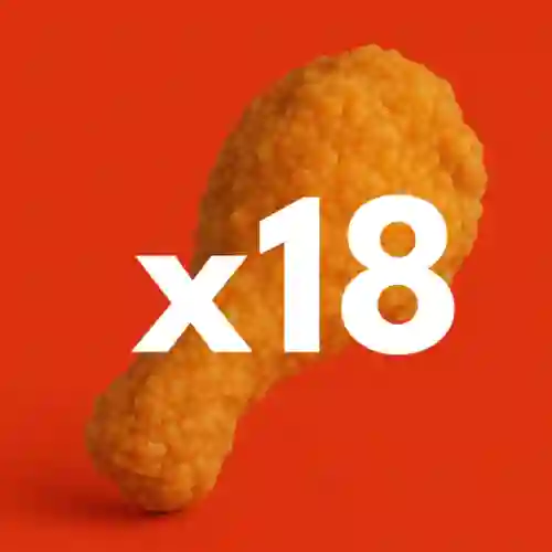 X18 Alitas Crunchy Horneadas