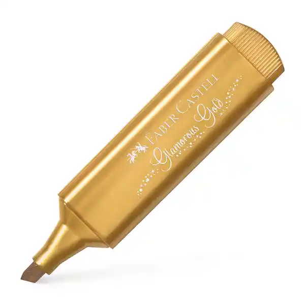 Resaltador Superfluor Metaliic Oro 1546 Faber-Castell