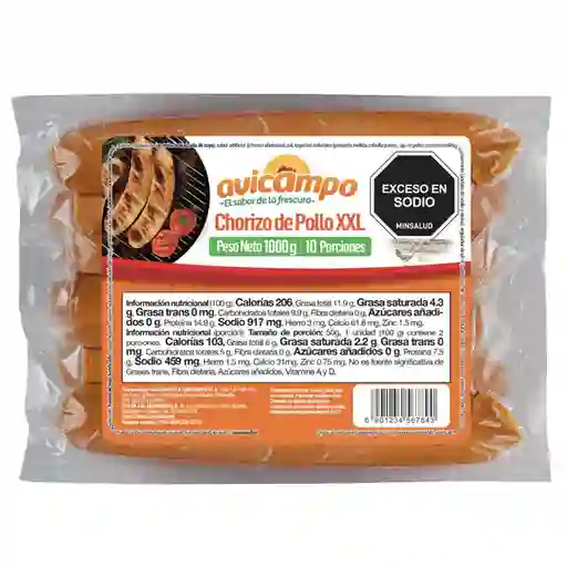 Indupollo Chorizo de Pollo