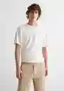 Pantalón Chinob Beige Talla 22 Teen Niños Mango