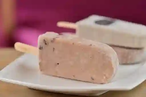 Paleta de Vainilla con Brownie