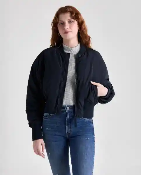 Chaqueta Mujer Negro Talla M 629G000_NEG194007 Americanino