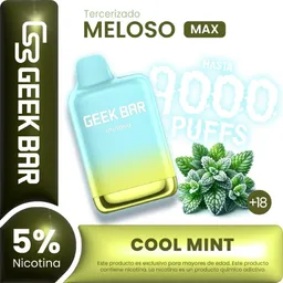 Geek Bar Vape Meloso Max Cool Mint 9000 Puffs 5% Nicotina