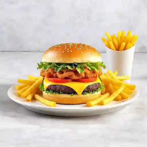 Hamburguesa Q'chidos De La Casa