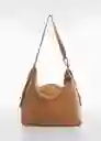 Bolso G Loto Camel Talla 99 Mujer Mango