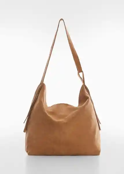 Bolso G Loto Camel Talla 99 Mujer Mango