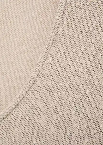 Jersey Faro Beige Talla M Mujer Mango