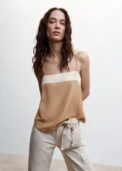 Top Alex Arena Talla M Mujer Mango