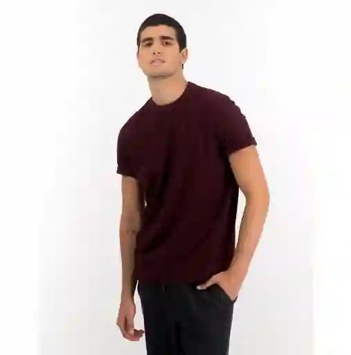 Camiseta Borgoña Talla Large Hombre American Eagle