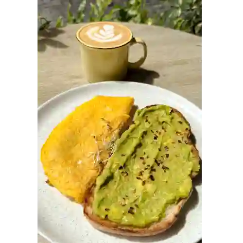 Omelette Caleño + Capuccino