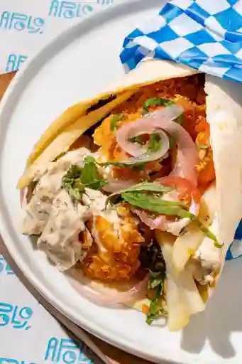 Gyro de pollo crispy