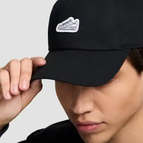 Nike Gorra Club Lifestyle Hombre Negro Talla M/L