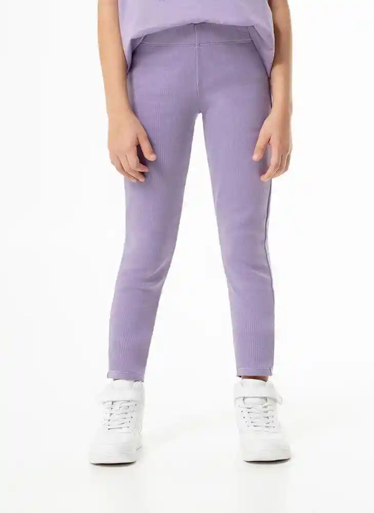 Legging Tiro Medio 8 - Morado