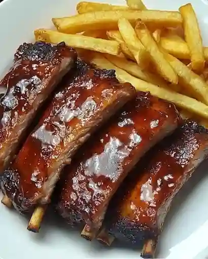 Costillas a la BBQ