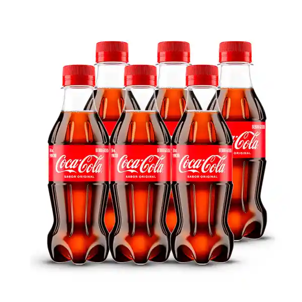 Gaseosa Coca-Cola Original 250ML x 6 Unds