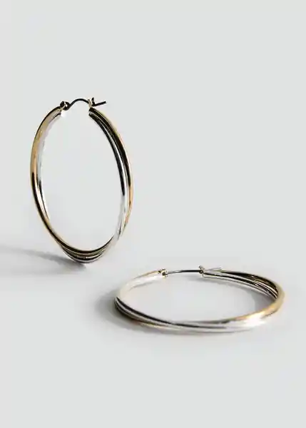 Pendientes Taylor Oro Talla 99 Mujer Mango
