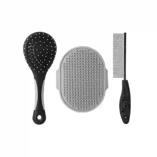 Kit de Cepillos Para Mascotas Serie Silver Gray Miniso