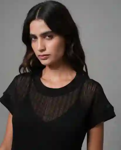 Vestido Mujer Negro M 272G006_NEG194004 Rifle