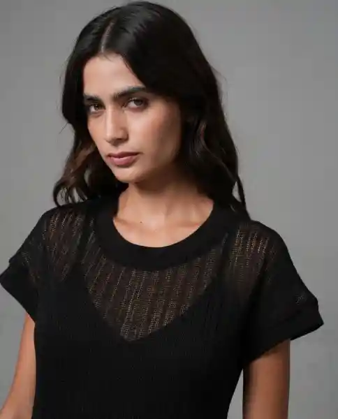 Vestido Mujer Negro M 272G006_NEG194004 Rifle