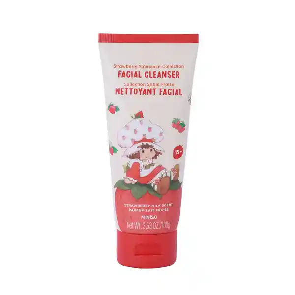 Limpiador Facial Leche de Fresa Serie Rosita Fresita Miniso