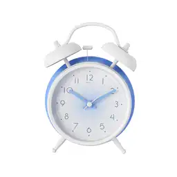 Reloj Despertador de Doble Campana Azul Miniso