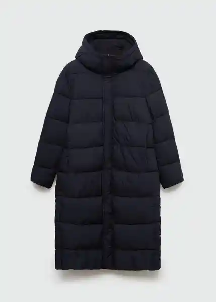 Abrigo Anorak Turino Navy Talla XXL Hombre Mango