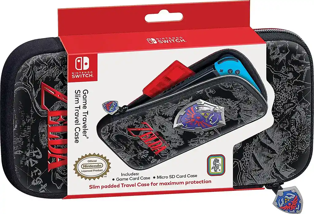 Nintendo Lite Estuche Blando Zelda Escudo Hylian Power A Switch