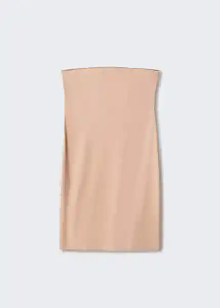 Vestido Tomo Nude Talla S Mujer Mango