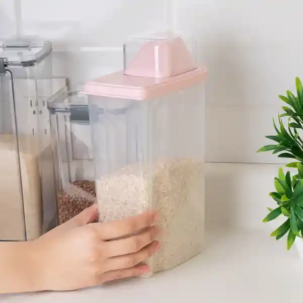 Contenedor de Almacenamiento Multigrano L Serie Rosa Miniso
